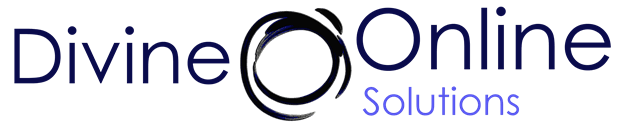 large divine online logo background removed for header