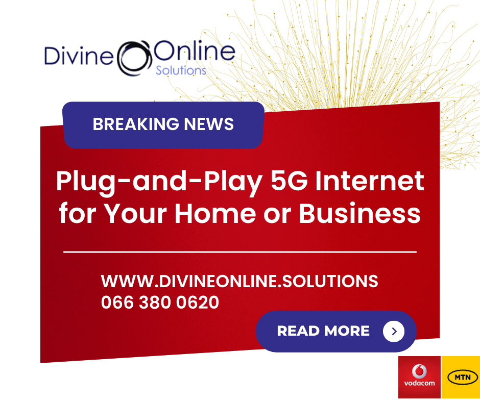 Plug-and-Play 5G Internet