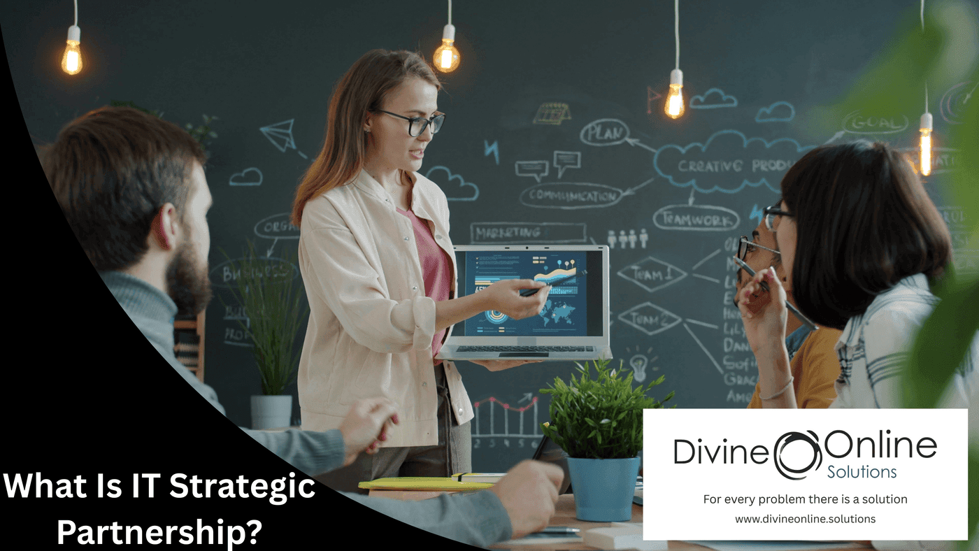 IT professionals collaborating with business stakeholders on digital strategy and system planning
